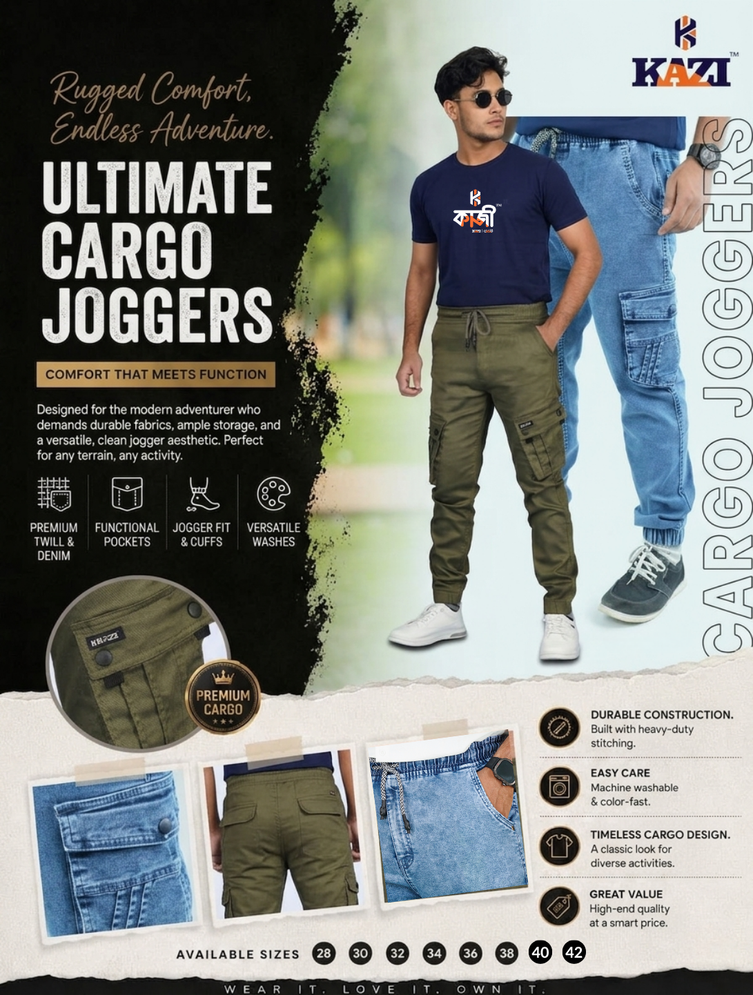 Boy's Cargo Jogger