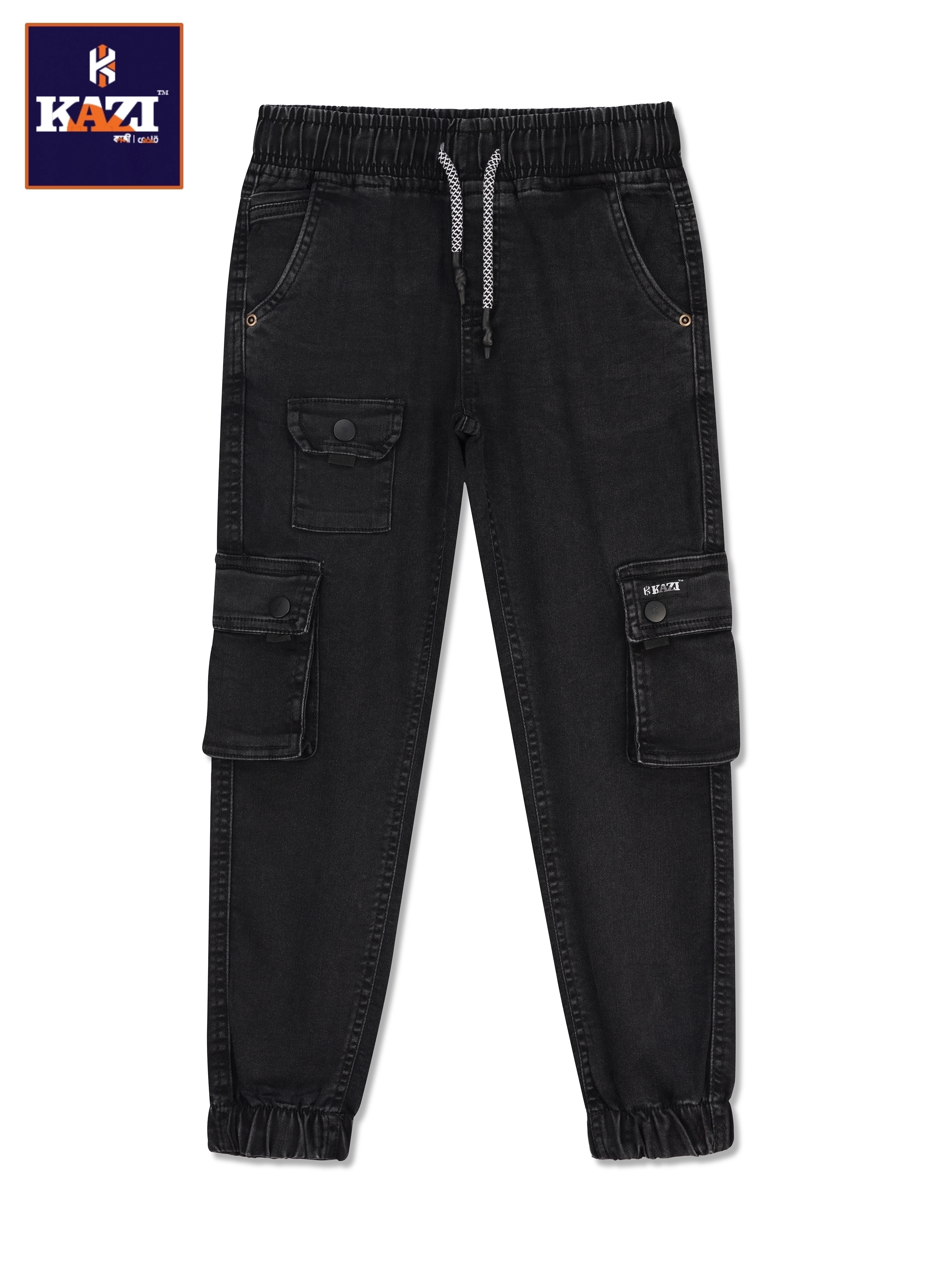 Boy,s Joggers BLACK Kazi BDB-705