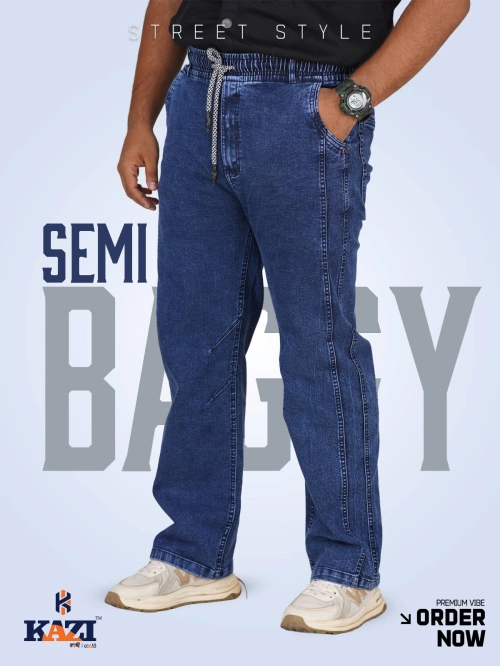 Man,s SEMI Baggy DEEP NAVY Kazi DDNB - 508