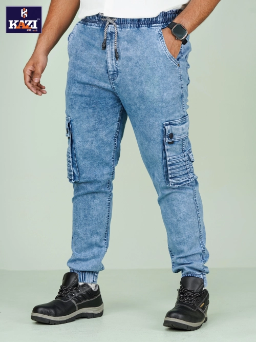 Mens Joggers LIGHT NAVY Kazi DLN-360A