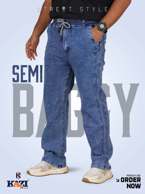 Man,s SEMI Baggy MID NAVY Kazi DMNB - 507