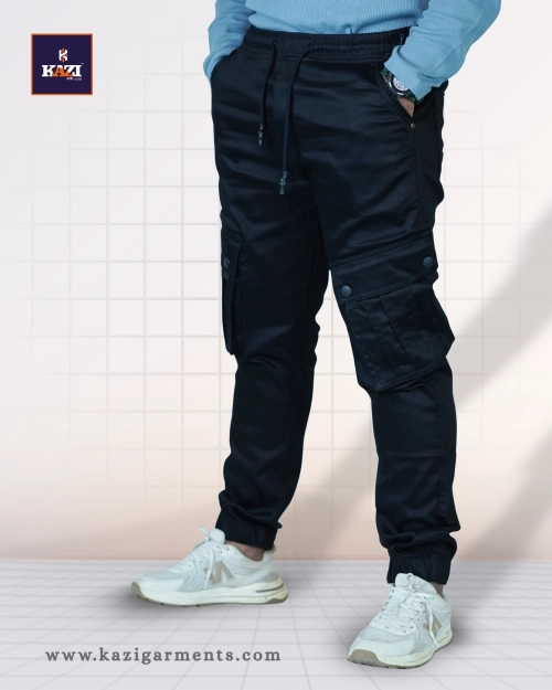 Mens Joggers BLACK Kazi NDB-130