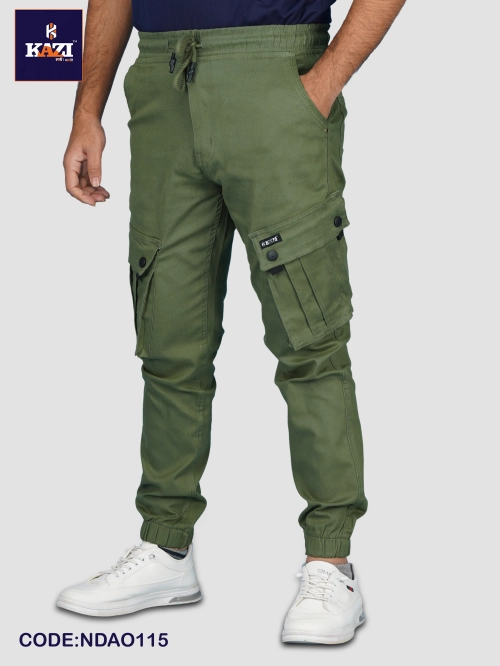 Mens Joggers OLIVE Kazi NDO-115